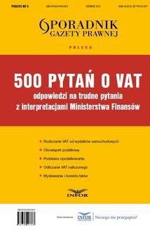 500 pytań o VAT