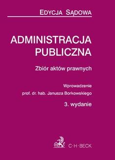 Administracja publiczna - zbiór aktów prawnych