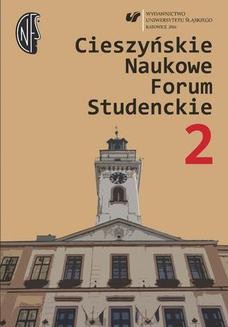 Cieszyńskie Naukowe Forum Studenckie. T. 2: Wielokulturowość &#8211; doświadczanie Innego