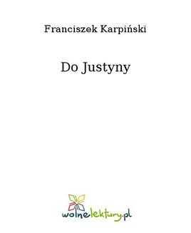 Do Justyny