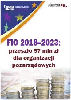FIO 2018–2023: przeszło 57 mln zł dla organizacji pozarządowych