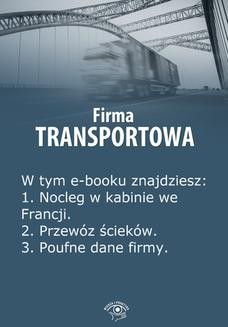 Firma transportowa, wydanie czerwiec 2014 r.