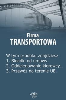 Firma transportowa, wydanie kwiecień 2014 r.