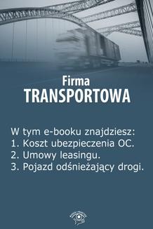 Firma transportowa, wydanie styczeń 2014 r.