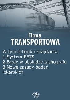 Firma transportowa, wydanie wrzesień 2014 r