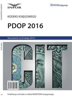 Kodeks księgowego - PDOP 2016