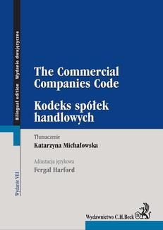 Kodeks spółek handlowych. The Commercial Companies Code. Wydanie 8
