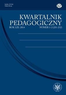 Kwartalnik Pedagogiczny 2014/1-2 (231-232)