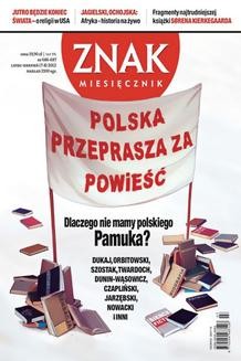 Miesięcznik Znak - lipiec-sierpień 2012