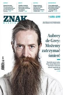 Miesięcznik Znak - lipiec-sierpień 2013