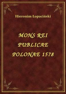 Mons Rei Publicae Polonae 1578
