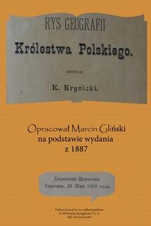 Rys geografii Królestwa Polskiego 1887 (opracowanie)