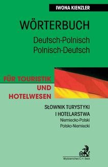 Słownik turystyki i hotelarstwa Niemiecko-Polski Polsko-Niemiecki