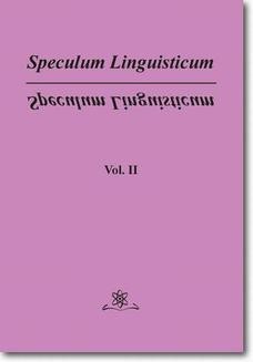 Speculum Linguisticum Vol. 2
