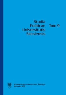 Studia Politicae Universitatis Silesiensis. T. 9