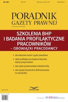 Szkolenia BHP i badania profilaktyczne pracowników – obowiązki pracodawcy (Poradnik Gazety Prawnej)