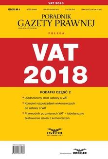 VAT 2018. Podatki cześć 2