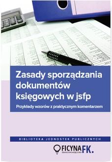 Zasady sporządzania dokumentów księgowych w jsfp. Przykłady wzorów z praktycznym komentarzem