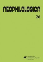 &#8222;Neophilologica&#8221; 2014. Vol. 26: Le concept d&#8217;événement et autres études