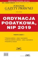 ORDYNACJA PODATKOWA, NIP 2019